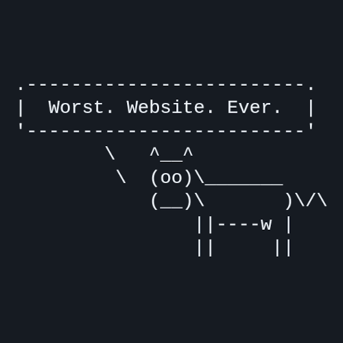 Cowsay project thumbnail