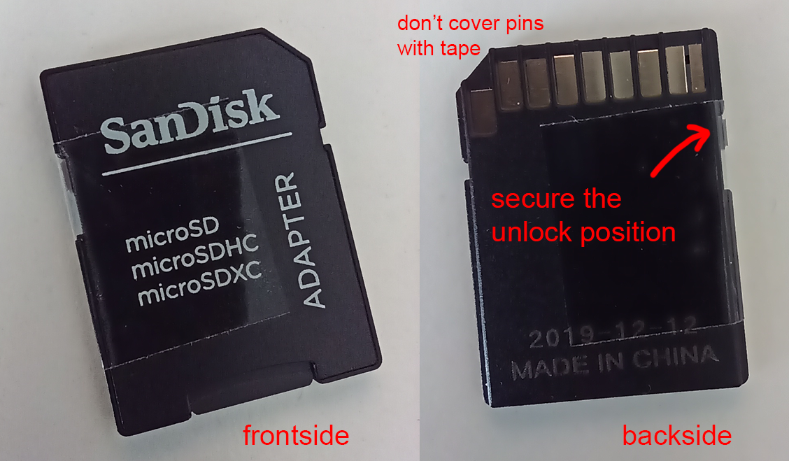unlock sd workaround